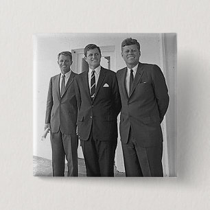 Kennedy-Brüder, John, Ted, Robert Button