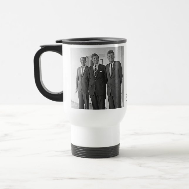Kennedy-Brüder, John, Ted, Robert Reisebecher (Links)