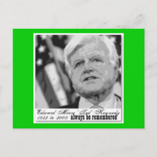 "Kennedy" Edward-Gedenkfeier Postkarte
