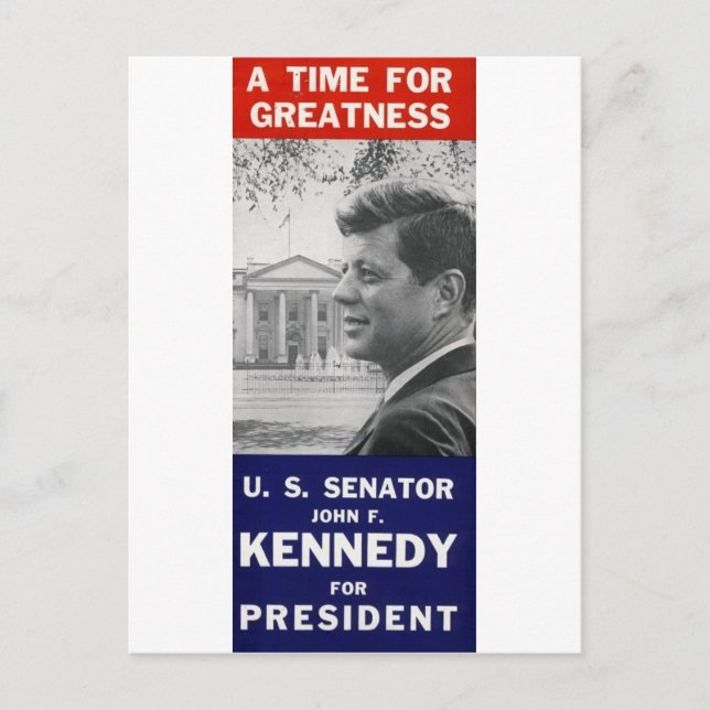 Kennedy - Eine Zeit der Großzügigkeit Postkarte (Vorderseite)