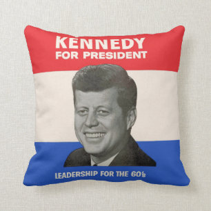 Kennedy für den Präsidenten Kissen