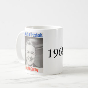 Kennedy gegen McCarthy 1968 Kaffeetasse