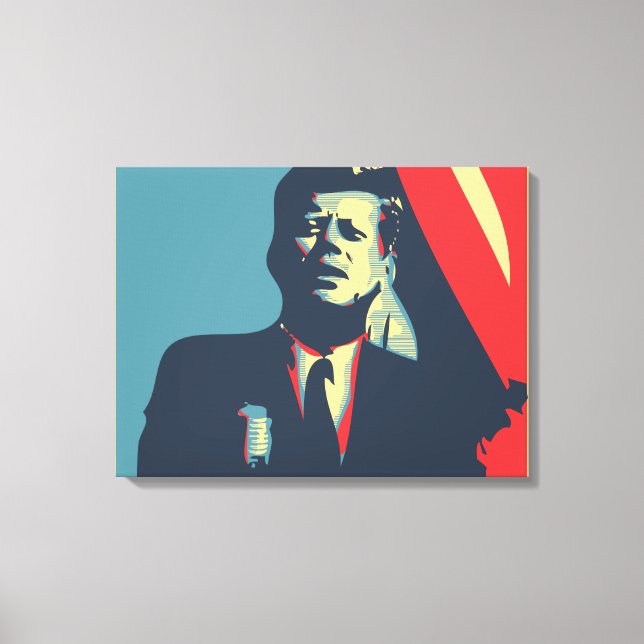 Kennedy Leinwanddruck (Vorderseite)