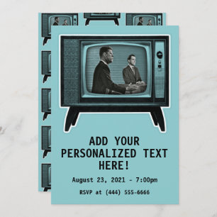 Kennedy Nixon 1960 Fernsehdebatte Einladung