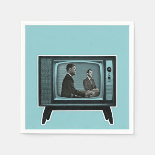 Kennedy Nixon 1960 Fernsehdebatte Serviette