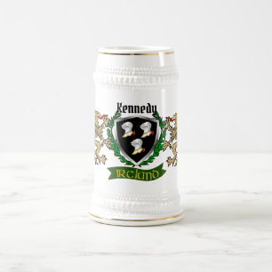 Kennedy/O'Kennedy Irish Shield Bierglas