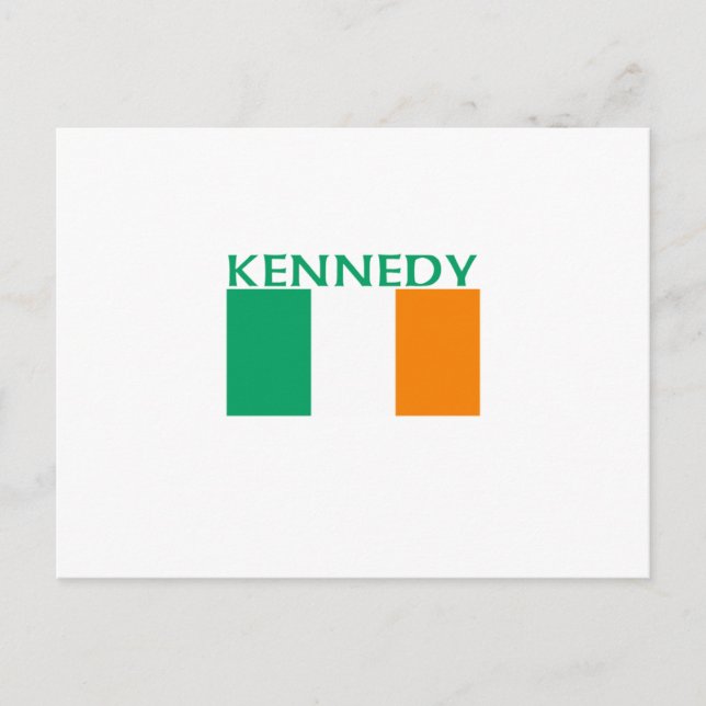 Kennedy Postkarte (Vorderseite)