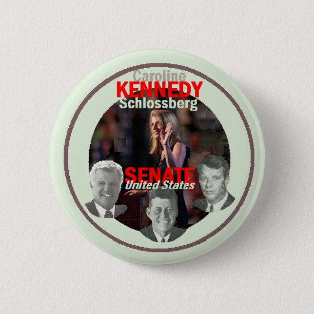 KENNEDY-Senats-Knopf Button (Vorderseite)