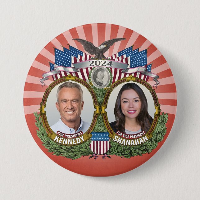 Kennedy Shanahan 2024 - Sammelkampagne Button (Vorderseite)