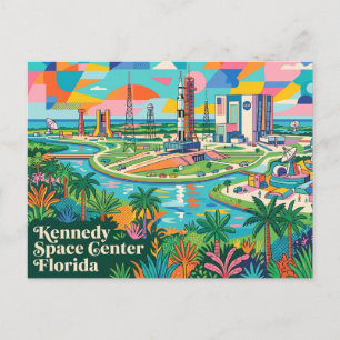 Kennedy Space Center Florida Postkarte