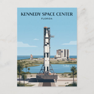 Kennedy Space Center Florida Postkarte