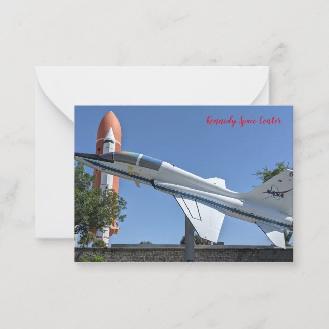 Kennedy Space Center Mitteilungskarte (Vorderseite)