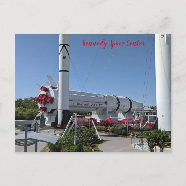 Kennedy Space Center Postcard Postkarte (Vorderseite)