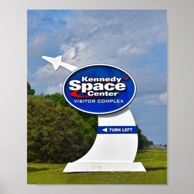 Kennedy Space Center Visitor Complex Sign Poster (Vorne)