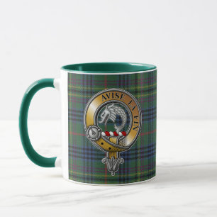 Kennedy Tartan & Abzeichen Tasse