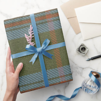 Kennedy Tartan Leichtes Woll-Look Geschenkpapier