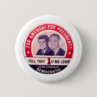Kennedy- und Johnson-Kampagne Button
