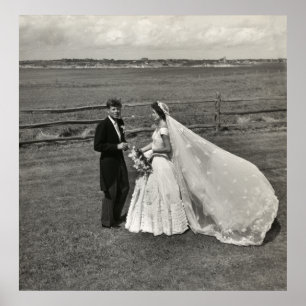 Kennedy Wedding Canvas Print Poster