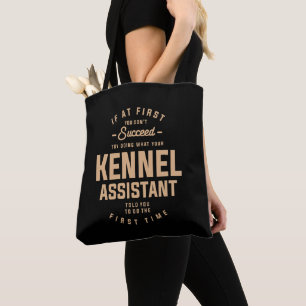 Kennel Assistant Funny Job Beruf Tasche