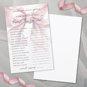 Kennen Sie das Brautparty "Bridge Blush Pink Bow"