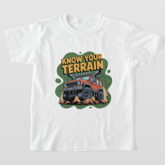 Kennen Sie Ihr Gelände 4x4 Offroad-LKW Cartoon T-Shirt