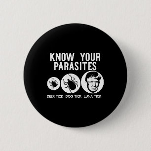Kennen Sie Ihr Parasiten Anti-Trump Resist T Shirt Button