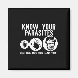Kennen Sie Ihr Parasiten Anti-Trump Resist T Shirt Magnet