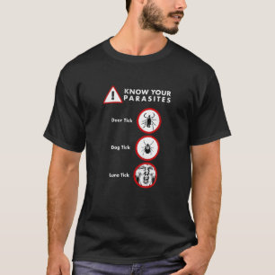 Kennen Sie Ihre Parasiten Funny Anti Trump und Tic T-Shirt