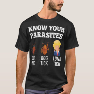 Kennen Sie Ihre Parasiten gegen Trump Funny Luna T T-Shirt