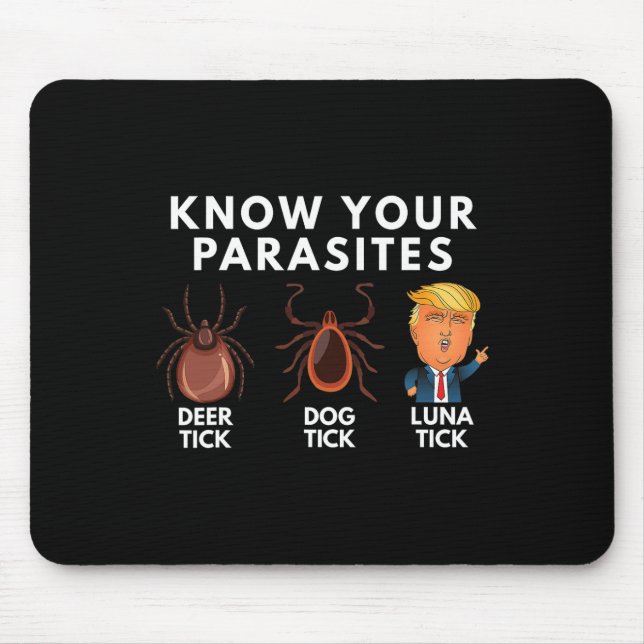 Kennen Sie Ihre Parasiten Hirsch Tick Hund Tick Lu Mousepad (Vorne)