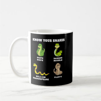 Kennen Sie Ihre Schlangen Funny Names Gefahr Noodl Kaffeetasse