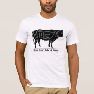 Kennen Sie Ihre Schnitte des Fleisches T-Shirt