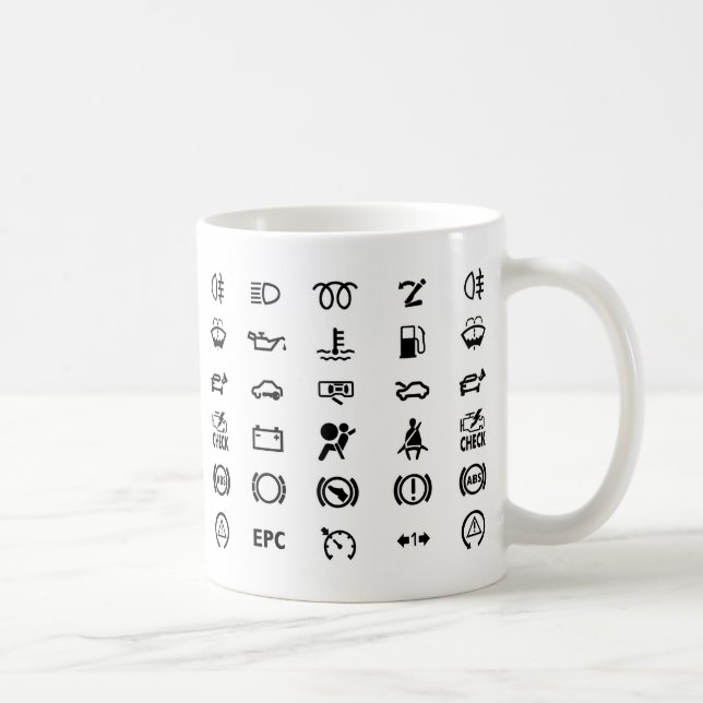 Kennen Sie Ihre Warnzeichen Kaffeetasse (Rechts)