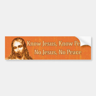 Kennen Sie Jesus Autoaufkleber
