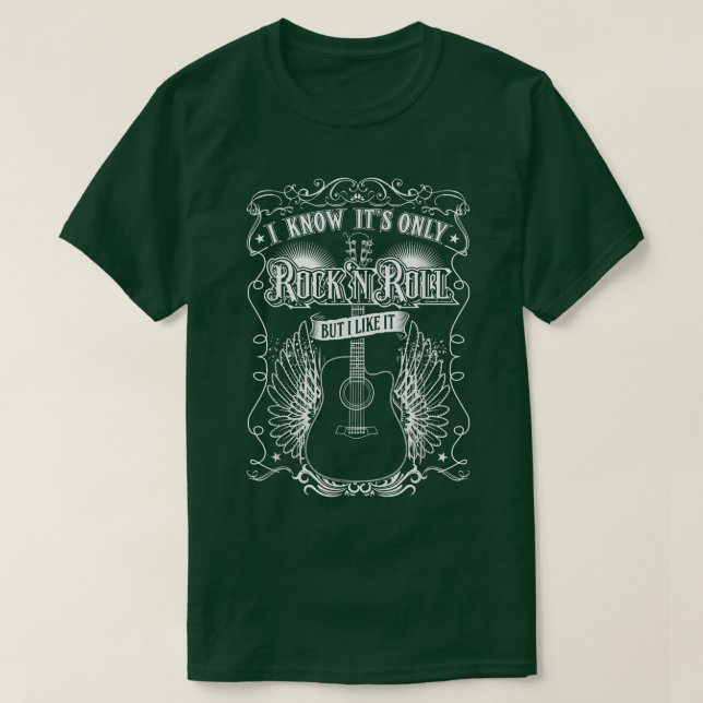 Kennen Sie seinen Rock und Roll, aber ich mag esAc T-Shirt (Design vorne)