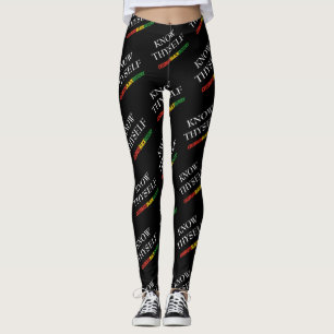 KENNEN SIE SICH SELBST feiern Black History Stylis Leggings