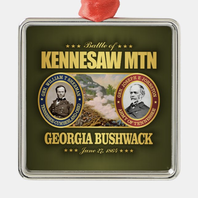 Kennesaw Mountain (FH2) Ornament Aus Metall (Vorne)