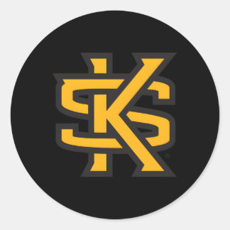 Kennesaw Staat Owls Icon Runder Aufkleber