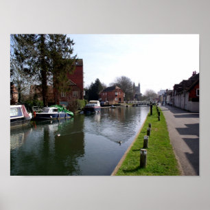 Kennet und Avon Kanal in Newbury Poster