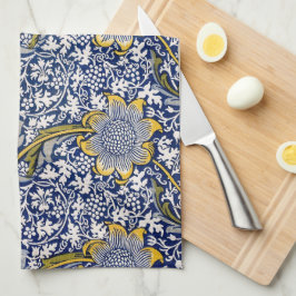 Kennet von William Morris, Vintage Textilkunst Geschirrtuch