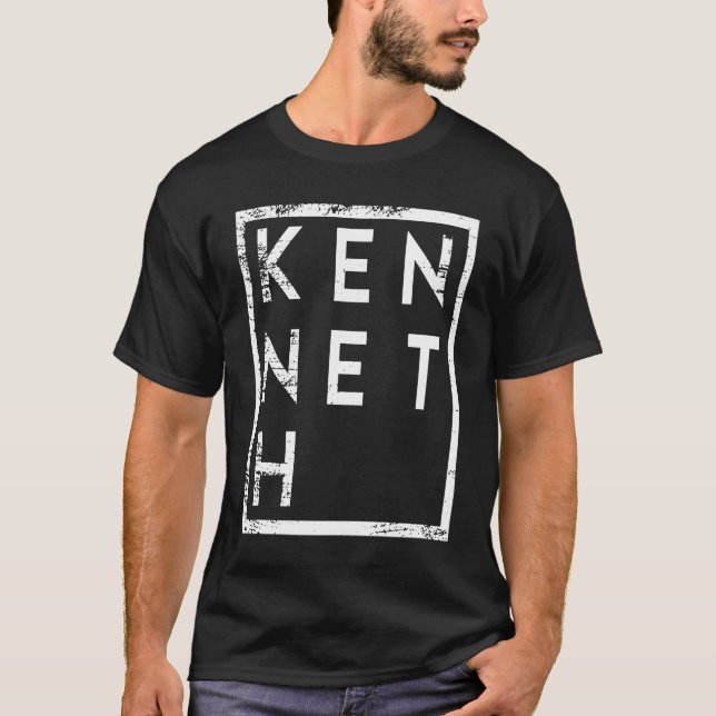Kenneth Minimalismus T-Shirt (Vorderseite)