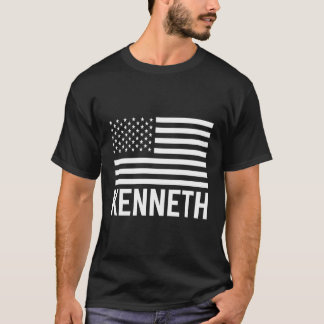 Kenneth Name Forename Personalisiert Usa T-Shirt