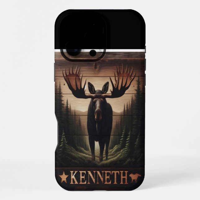 Kenneths Wald-Elch iPhone 16 Pro Max Hülle (Rückseite)