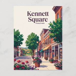Kennett Square, Pennsylvania Postkarte