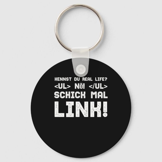 Kennst du Real Life Nerd Computer Video Player Gif Schlüsselanhänger (Vorderseite)