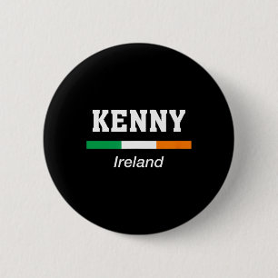 Kenny irischer Familienname St Patricks Day Irland Button