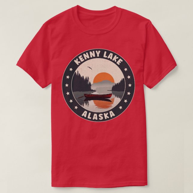 Kenny Lake Alaska Sunset TShirt (Design vorne)