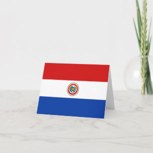 Kennzeichen der Paraguay-Flagge Karte