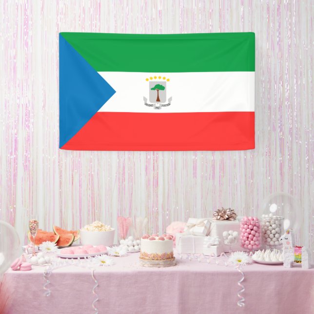 Kennzeichen für äquatoriale Guinea Banner (Party)