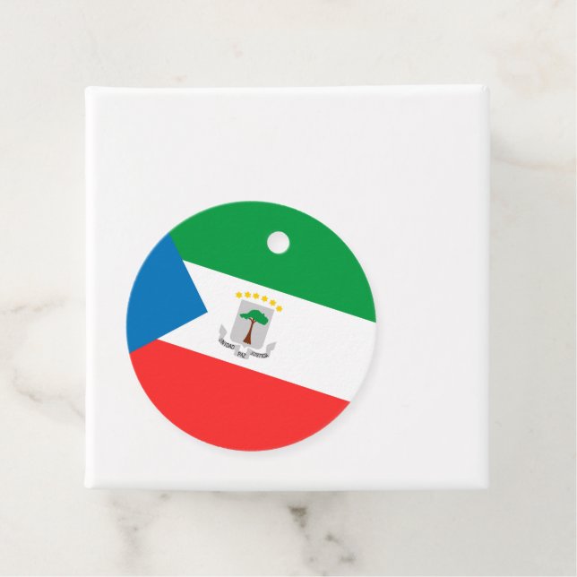 Kennzeichen für äquatoriale Guinea Geschenkanhänger (Beispiel)